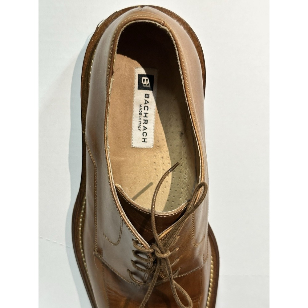 Bacharach Men's 11d Wilton Bicycle Toe Tan With Protective‎ Sleeves And Box - Picture 6 of 11